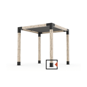 SOLO凉亭立柱底座和壁挂支架SOL0-3 Pergola Post Base and WaMount Bracket for 6x6 Wood posts