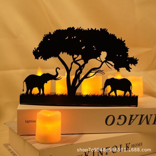 Wrought Iron Metal Art Decorations - 图片 41