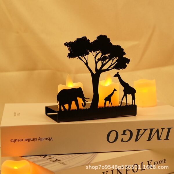 Wrought Iron Metal Art Decorations - 图片 31
