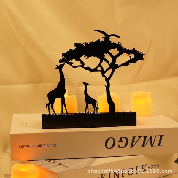 Wrought Iron Metal Art Decorations - 图片 33