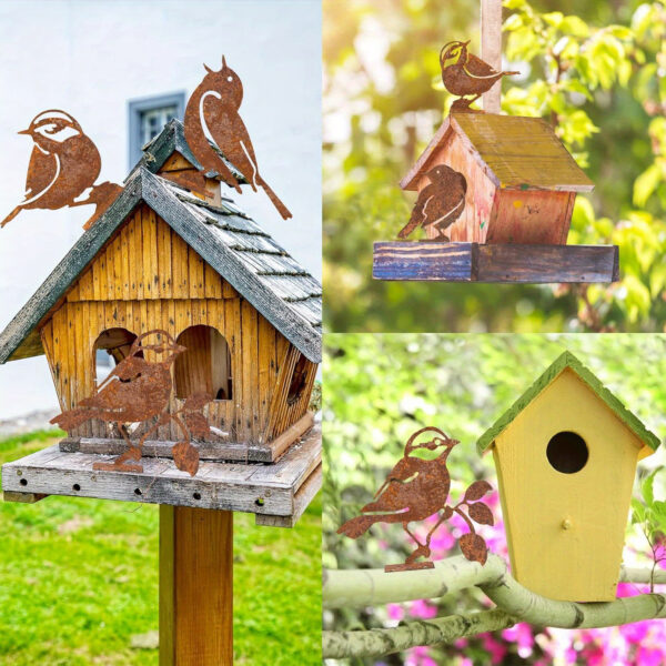 Wrought Iron Metal Art Decorations - 图片 37