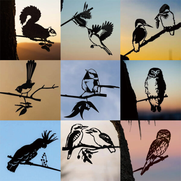 Wrought Iron Metal Art Decorations - 图片 3