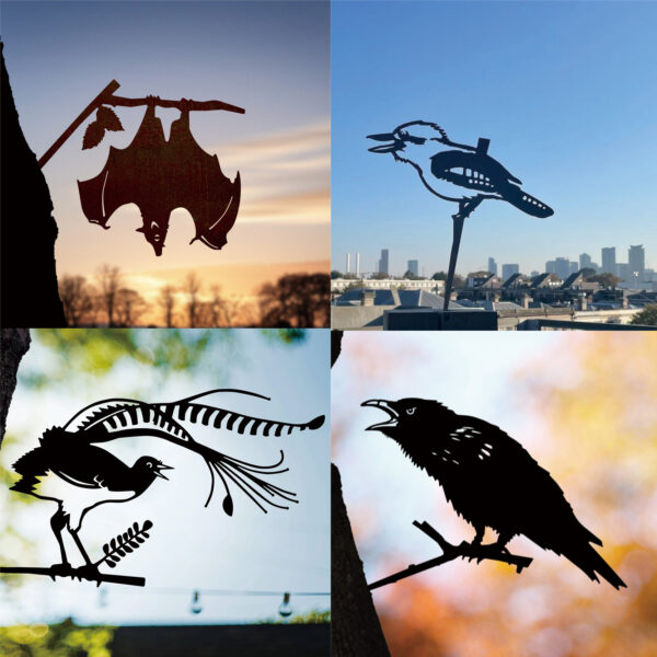 Wrought Iron Metal Art Decorations - 图片 2
