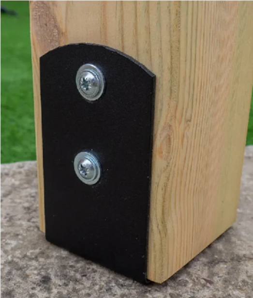 Black U Shape Bolt Down Post Support - 图片 5