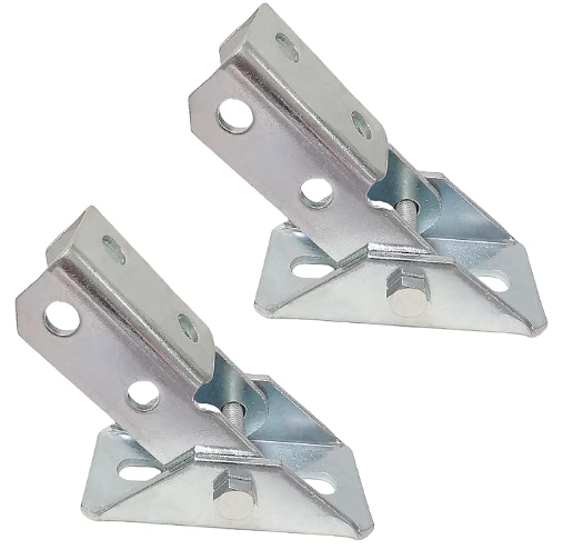 Adjustable Brace Fitting,180 Degree Turn Joint Connector Bracket Fit for 12 Bolt in 1-58 Strut Channel, Electrogalvanized - 图片 5