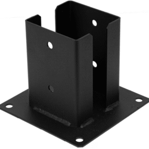 Heavy Duty Anthracite Grey Bolt Down Pergola Post