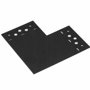 Heavy Duty Black Decorative Pergola Corner Bracket Flat L Plate L Shaped Angle Flat Brace Flat L Shape Bracket 146x146x85mm