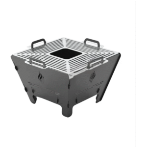 Large Square Flat-Pack Fire Pit  Grill