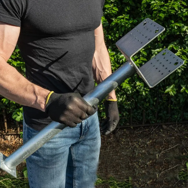 Heavy Duty Hot Dipped Galvanised Concrete In U Shape Wide Pergola Post Support Ground Anchor Metal Foundation Base Post Bracket - 图片 6