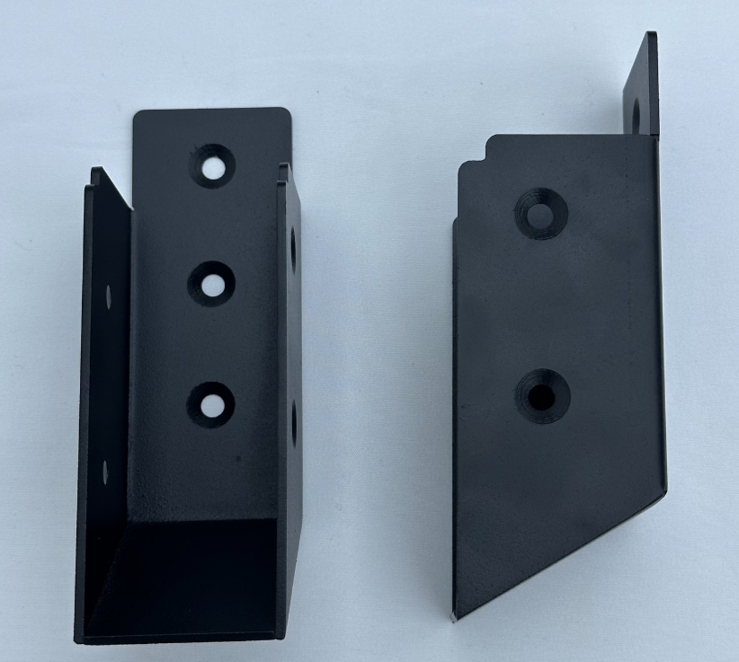 Customized Stamping Parts Black Stair Railing Connectors Stair Wood Handrail Wooden Staircase Connector - 图片 5