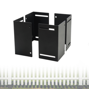 The adjustable post protector metal post protection kit is suitable for wooden mailboxes, fences and othe