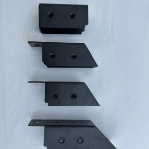 Customized Stamping Parts Black Stair Railing Connectors Stair Wood Handrail Wooden Staircase Connector
