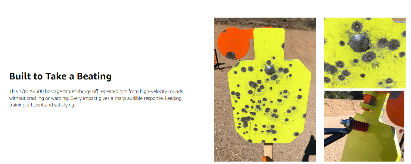 Steel Hostage Reactive Shooting Target - 图片 11