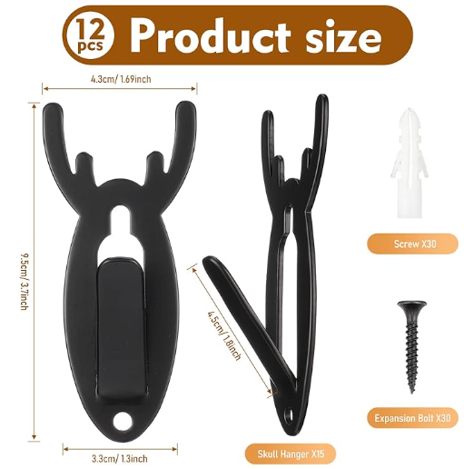 European Mount Skull Hanger | China Source Factory & Custom Metal Hardware Supplier