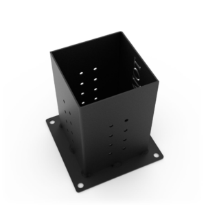 Pergola Post Base and WaMount Bracket for 6x6 Wood posts