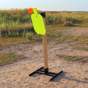 TargeAR500 steel target, reactive silhouette target, IDPA IPSC target, self‑reset shooting target, popper target