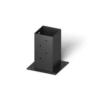 Pergola post base bracket for 4x4 wood posts