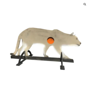 Cougar Reactive Steel Animal Hunting Target | Genuine AR500 Steel Plate Predator Shooting Target