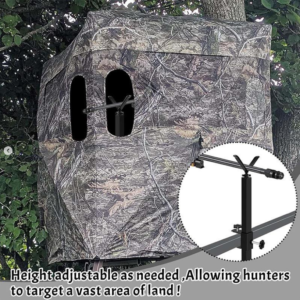 Portable hunting tree frame shooting bracket adjustable hunting rifle shooting rod gun monopod