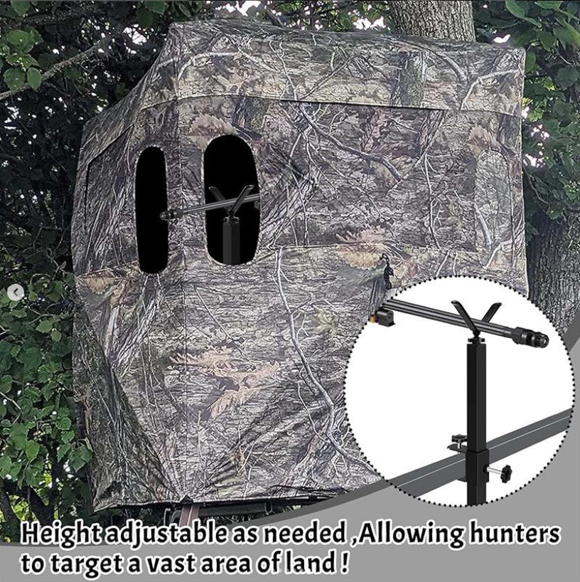 Portable hunting tree frame shooting bracket adjustable hunting rifle shooting rod gun monopod