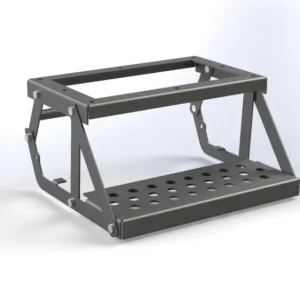 Folding RV Step | Heavy‑Duty Metal Foldable Entry Step for RV Camper Truck Trailer